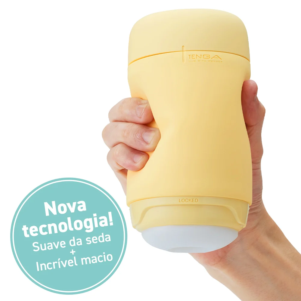 TENGA Puffy Custard Yellow - Image 3