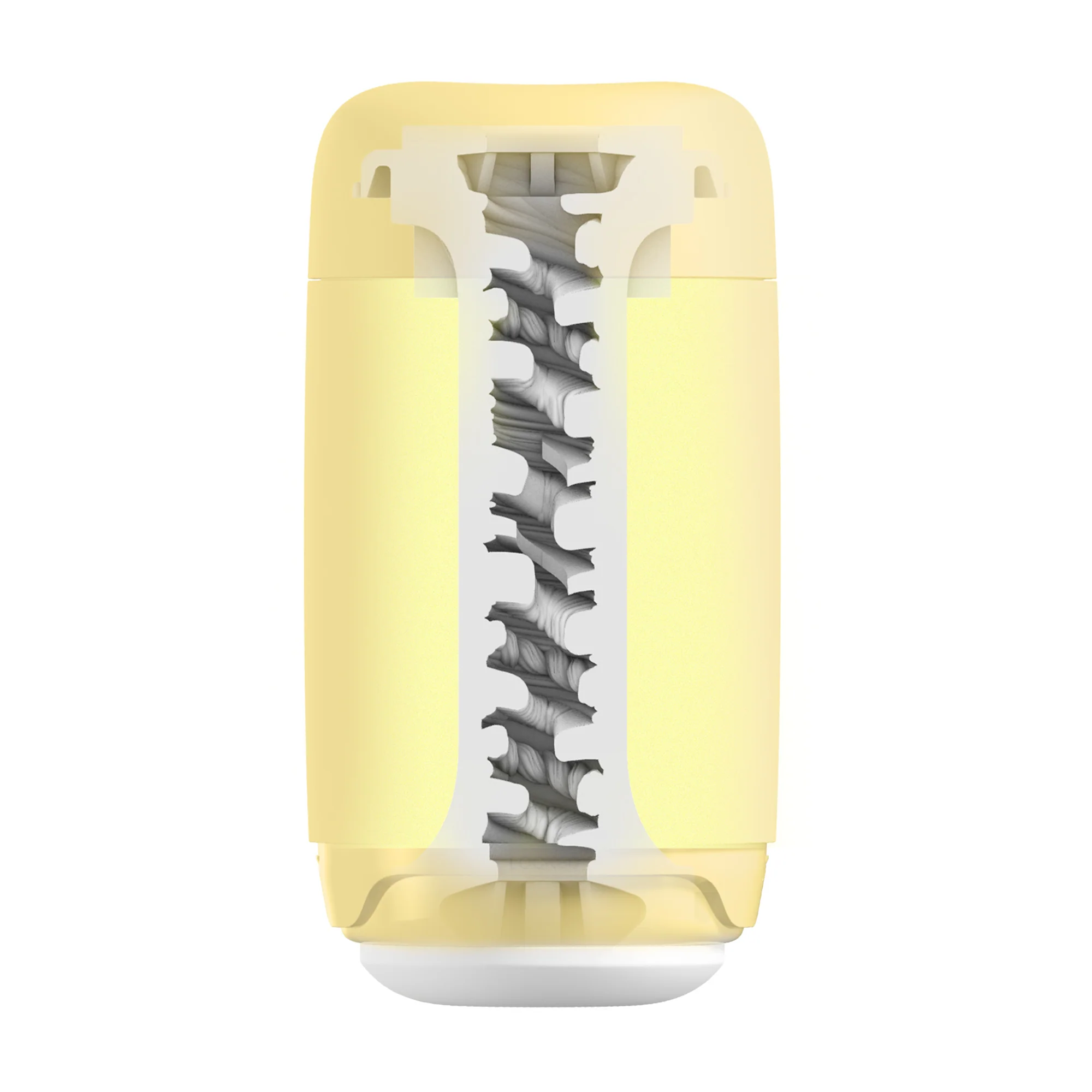 TENGA Puffy Custard Yellow - Image 4